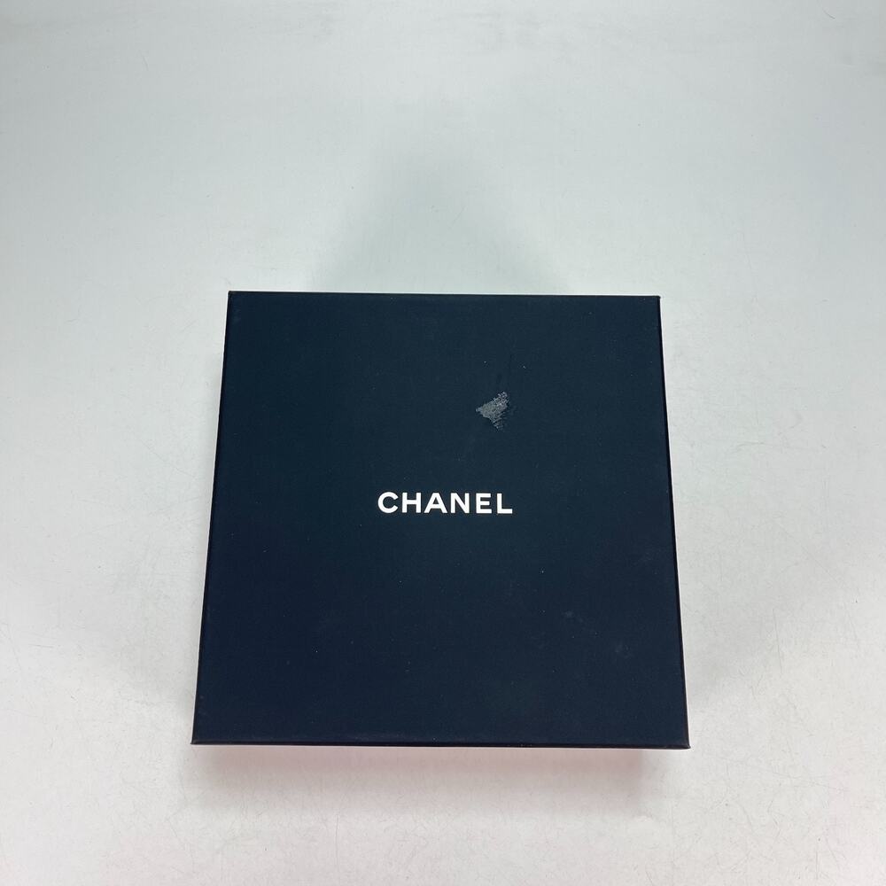 Chanel Empty Box Square Replacement Matte Black Gift Packaging Medium 7x7x3